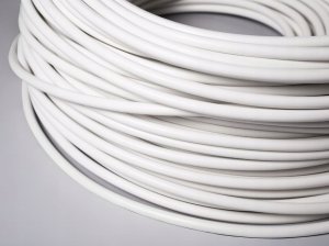 Przewód mieszkaniowy OMY żo 3x1,5mm2 300/300V biały krążek 100m 6