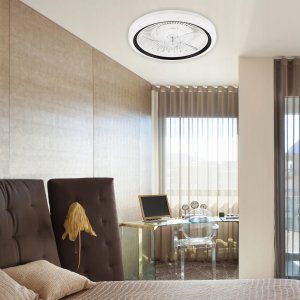 Wentylator Lamkur Lamkur Gemma 49908 plafon wentylator lampa sufitowa 1x37W LED 3000K 4000 lm biały 6