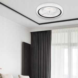 Wentylator Lamkur Lamkur Gemma 49908 plafon wentylator lampa sufitowa 1x37W LED 3000K 4000 lm biały 8