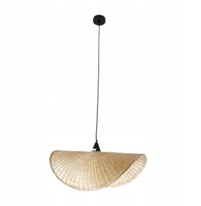 Maxlight Koshi P0498 lampa wisząca zwis 1x60W E27 beżowa/czarna 1
