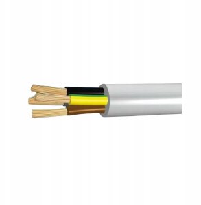 Przewód OWY 4x1mm2 300/500V biały krążek 100m 2