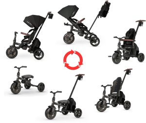 Qplay Comfo Rowerek trójkołowy Max Black 11