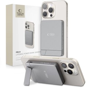 TECH-PROTECT PB14 LIFEMAG MAGSAFE POWER BANK 5000MAH SPACE GREY 1