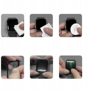 SZKŁO HYBRYDOWE TECH-PROTECT GLASS FLEX+ 2-PACK HUAWEI WATCH 5 (42 MM) BLACK 3