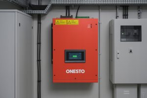 Kompensator mocy biernej SVG ONESTO 1004749 20kvar 400V 3 fazowy KE-SVG4-20 0.4B czerwony. 8