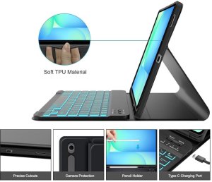 TECH-PROTECT SC PEN + KEYBOARD GALAXY TAB S10 FE+ PLUS 13.1 X620 / X626B BLACK 4