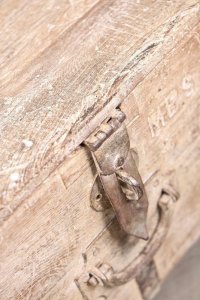 Antique Skrzynia teak 3