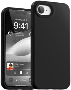 Etui Mercury Silicone do iPhone 16e      czarny 1