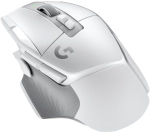 Logitech G G502 X LIGHTSPEED Mouse optical 8 buttons wireless 2.4 GHz USB MAU Logitech LIGHTSPEED receiver white 1