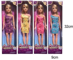 Lalka w sukience 12szt/disp G203629 77879 2