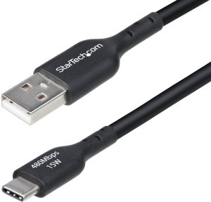 4M USB-A TO USB-C CABLE BLACK/CORD USB 2.0 DATA TRANSFER 1