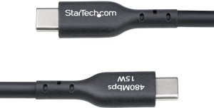 Kabel USB StarTech USB-A - USB-C 4 m Czarny (USB2AC4MBKE) 5