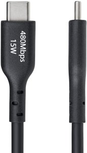 Kabel USB StarTech USB-A - USB-C 3 m Czarny (USB2AC3MNC) 3