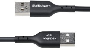 Kabel USB StarTech USB-A - USB-C 3 m Czarny (USB2AC3MNC) 4