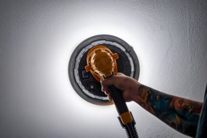 szlifierka do gipsu 710w 180mm+akcesoria 14