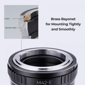 Adapter bagnetowy K&F Concept - M42 / Sony E 6