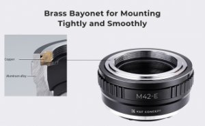 Adapter bagnetowy K&F Concept - M42 / Sony E 10