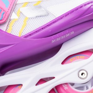 Dziecięce Rolki Fitness Meron Yg  racing red/bright white rozmiar 36-40 6