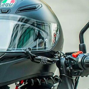 RockBros Zapięcie rowerowe zamek na szyfr lina 1.5m - czarne Zapięcie rowerowe zamek na szyfr lina 1.5m - czarne 3