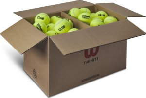Piłka do tenisa ziemnego Wilson Triniti Club żółta WR8201501001  1 sztuka 1