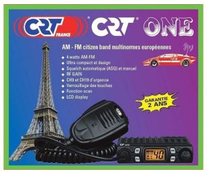 Radio CB CRT ONE mini 10cm AM FM ASQ Vox 2