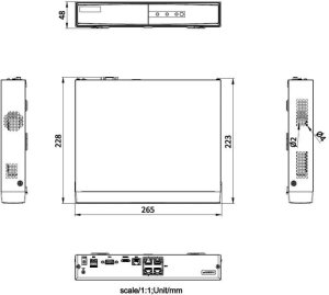 REJESTRATOR IP DS-7104NI-Q1/4P/M(D)/PL 4 KANAŁY, 4 PoE Hikvision 5