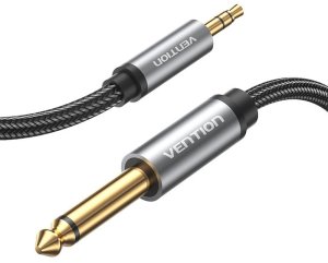 Kabel audio mini jack 3.5mm męski do jack 6.35mm męski Vention BCYHI 3m 3