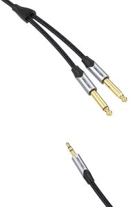 Kabel Vention Jack 3.5mm - Jack 6.3mm 10m szary 4