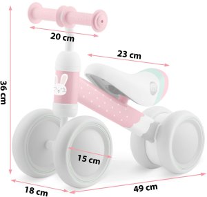 Rowerek biegowy trójkołowy dla dzieci Ricokids 4