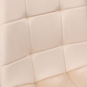 Krzesło welurowe MONTANA VELVET beżowe 9