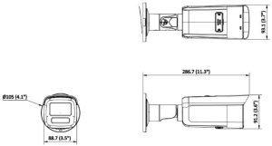 KAMERA IP HIKVISION DS-2CD2T43G2-4LI(2.8mm) PL 2