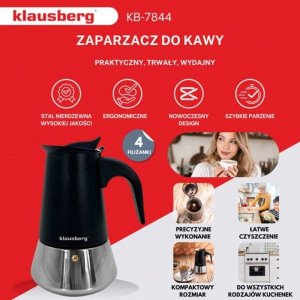 Kawiarka Klausberg 4 filiżanki 19