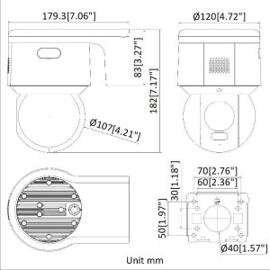 KAMERA IP PTZ HIKVISION DS-2DE3A400BW-DE/W(F1)(T5) PL 2