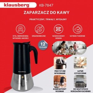 Kawiarka Klausberg 12 filiżanek 16