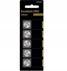 BATERIA LITOWA EXCELLET PRO CR1632 5SZT. 3V 1