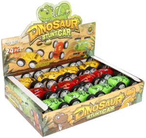 AUTO 2STR DINO P/B 7CM MIX3 MC DISP 24/432/864 6