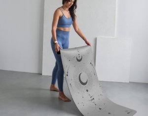 Premium Zestaw do Jogi Księżycowy z Matą i Kostkami 4