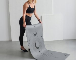 Premium Zestaw do Jogi Księżycowy z Matą i Kostkami 9