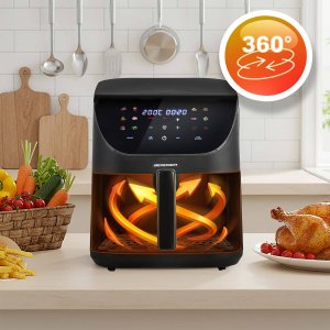Frytkownica beztłuszczowa Air fryer Berdsen BD-660 czarna 13