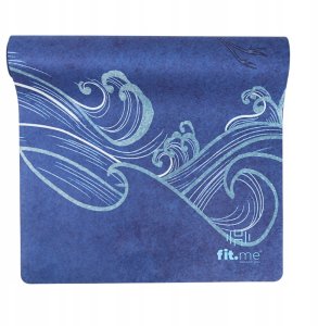 Premium Zamszowa Mata do Jogi 4mm Żuraw Fit.Me 2