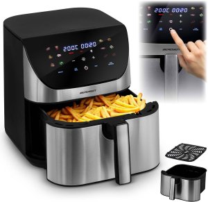 Frytkownica beztłuszczowa Berdsen Frytkownica beztłuszczowa Air fryer BD-659 srebrna 2
