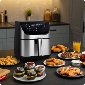Frytkownica beztłuszczowa Berdsen Frytkownica beztłuszczowa Air fryer BD-659 srebrna 6