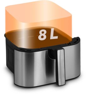 Frytkownica beztłuszczowa Berdsen Frytkownica beztłuszczowa Air fryer BD-659 srebrna 11