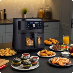 Frytkownica beztłuszczowa Berdsen Frytkownica beztłuszczowa Air fryer BD-661 czarna 11