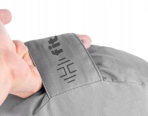 Okrągła poduszka do jogi z gryką, szara 3