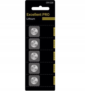 BATERIA LITOWA EXCELLENT PRO CR1220 5SZT. 3V 1
