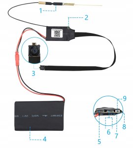 Mini Kamera Szpiegowska Wi-Fi HD z Detekcją Ruchu 4