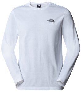Bluza The North Face M L/S Simple Dome Tee męska : Kolor - Biały, Rozmiar - L 1