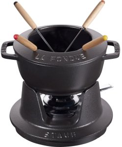 STAUB Zestaw do fondue 16 cm, czarny 1