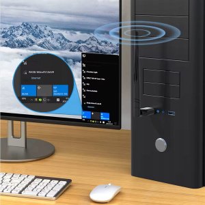 Karta sieciowa Zenwire Karta Sieciowa Adapter WiFi USB 650 MBps 5Ghz Antena Wi-Fi do Komputera PC WD-AX301 2